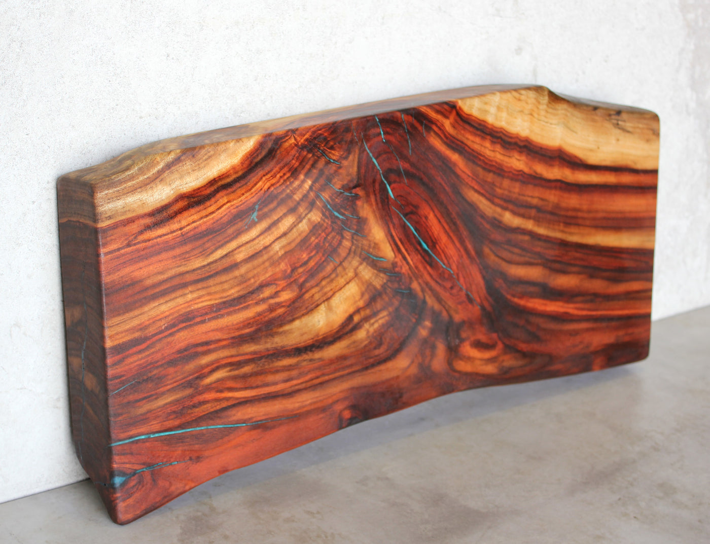 One Off - Red Chopping Block Epoxy Feature