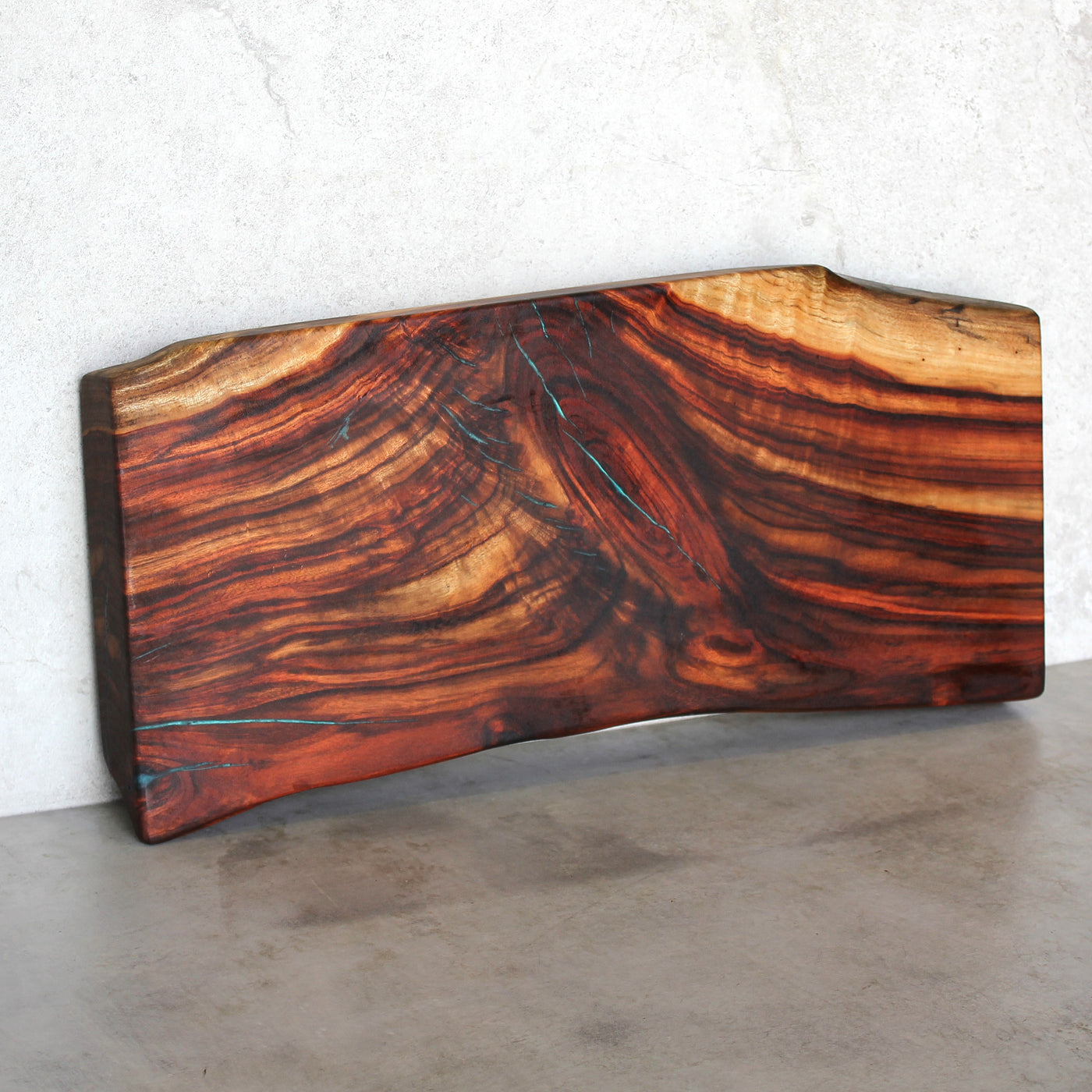 One Off - Red Chopping Block Epoxy Feature