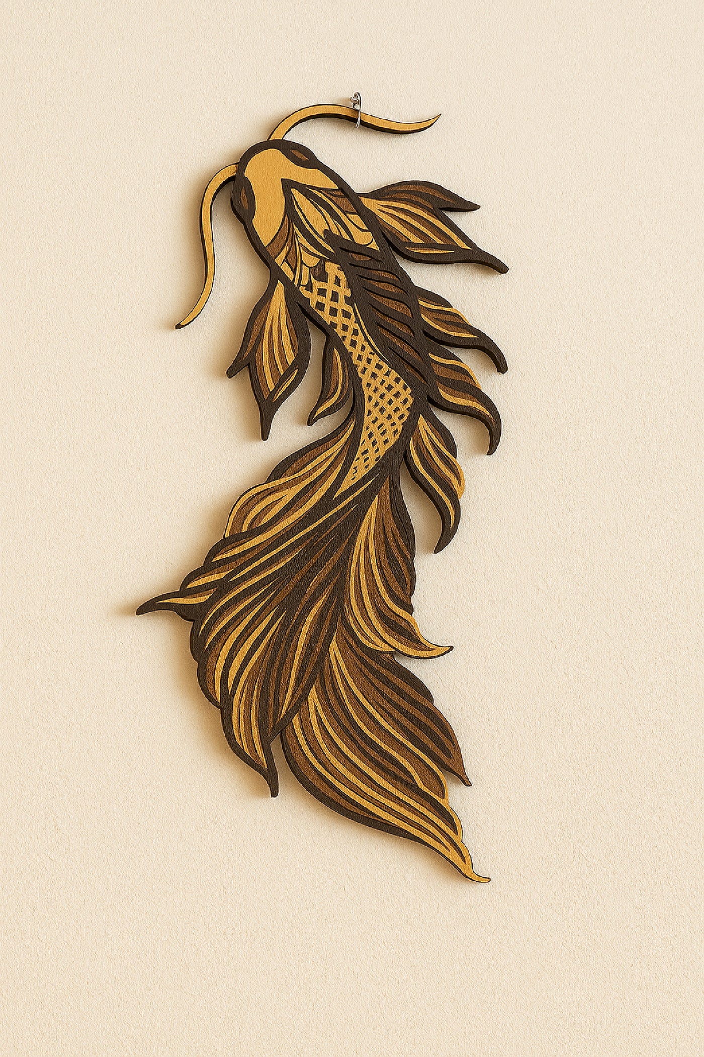 Wall Art - Laser Cut Koi Fish
