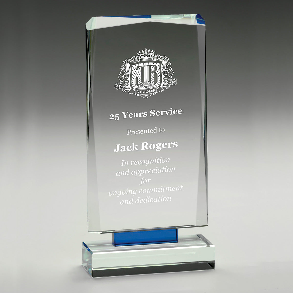 Blue Mirage Glass Award