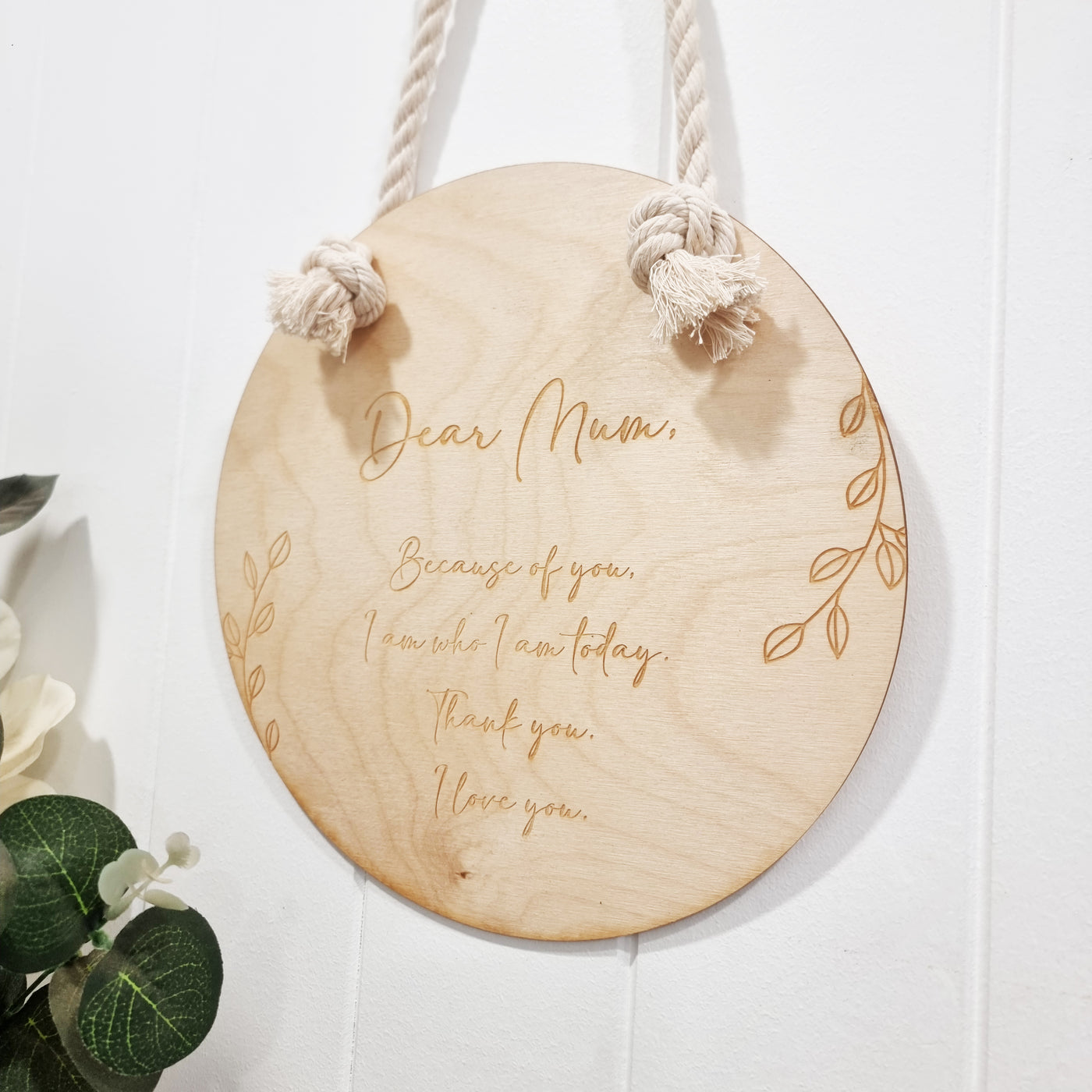 Mother's Day Wall Plaque
