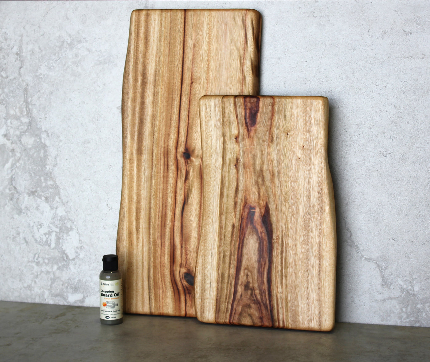 Natural Edge Cutting Board Gift Pack
