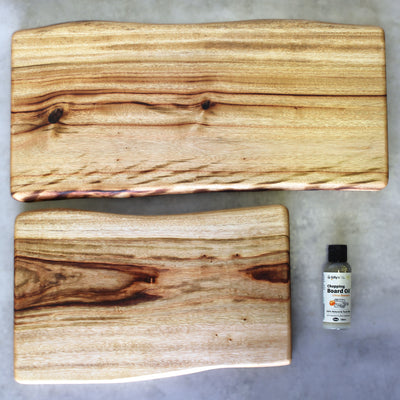 Natural Edge Cutting Board Gift Pack