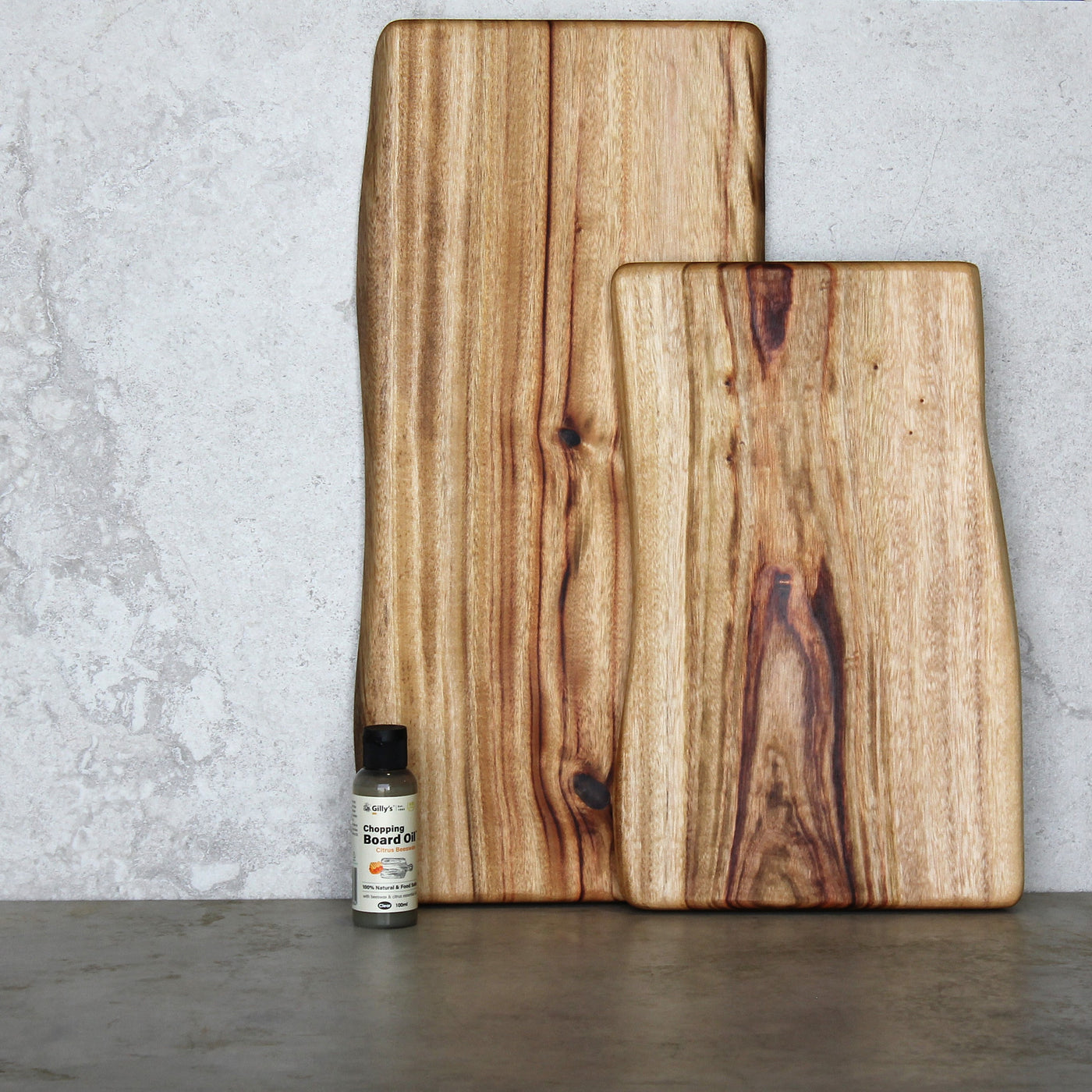 Natural Edge Cutting Board Gift Pack
