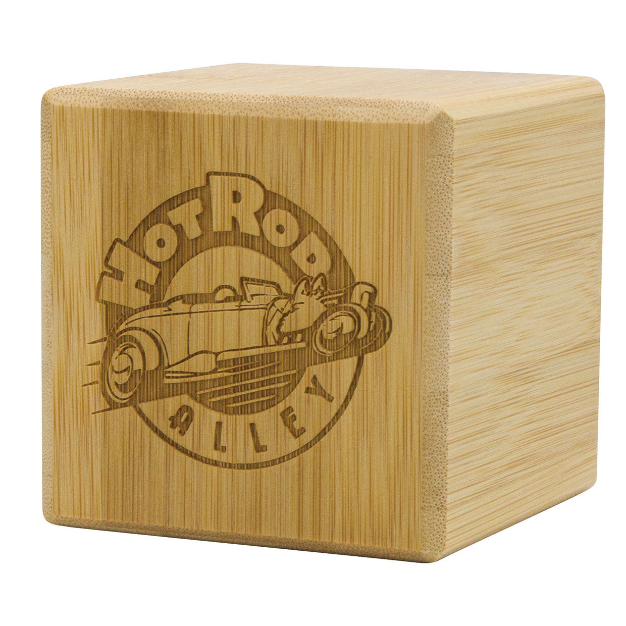 Bamboo Cube Award – Wildfire Engraving