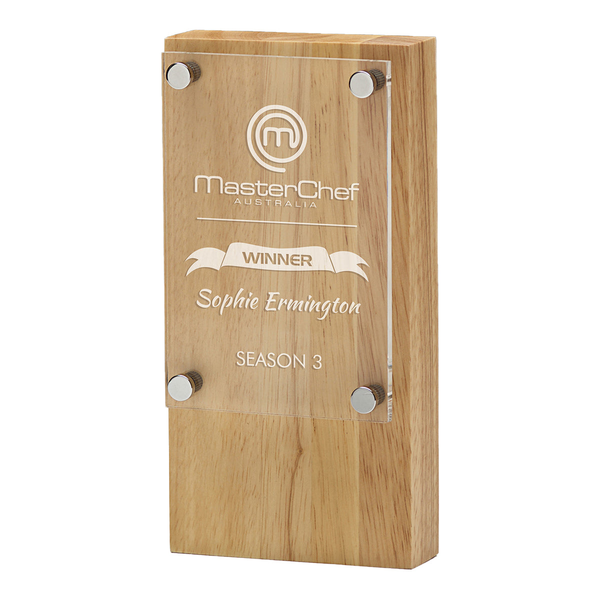 Acrylic & Wood - Banner Award