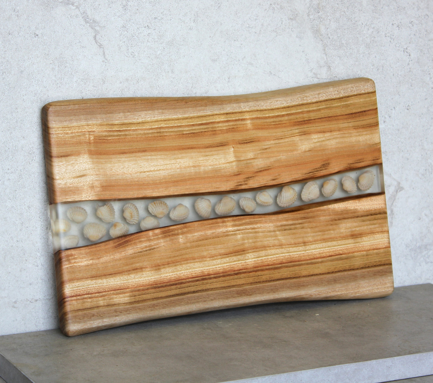 Beach Shell Cutting Board – Wildfire Engraving