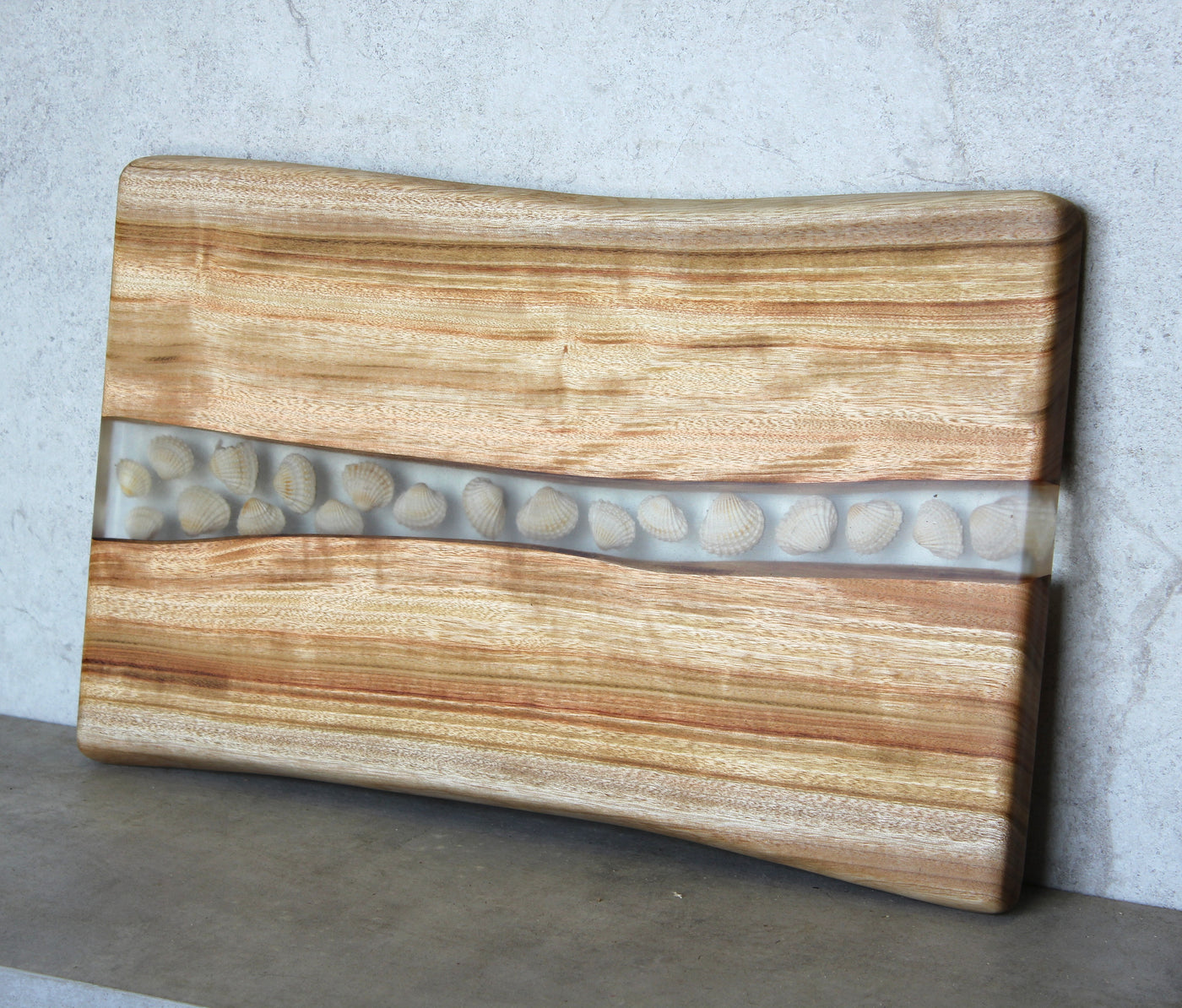 Beach Shell Cutting Board – Wildfire Engraving