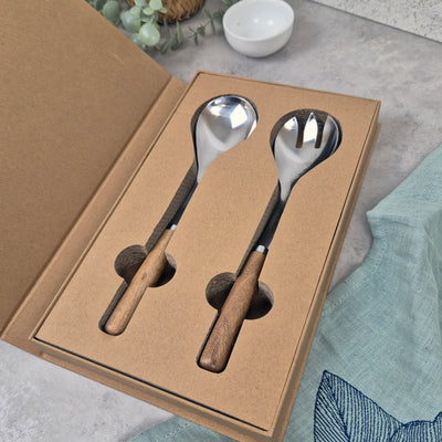 Premium Wood Salad Servers