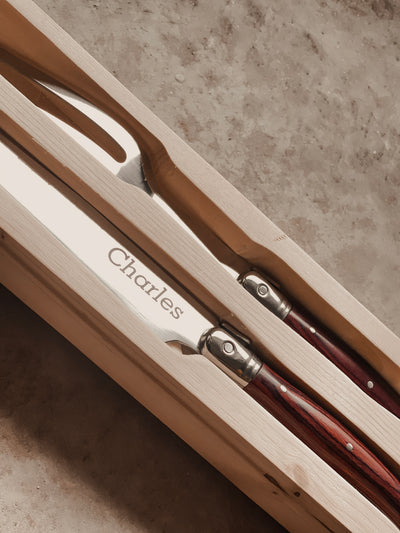 Personalised Carving Knife Set