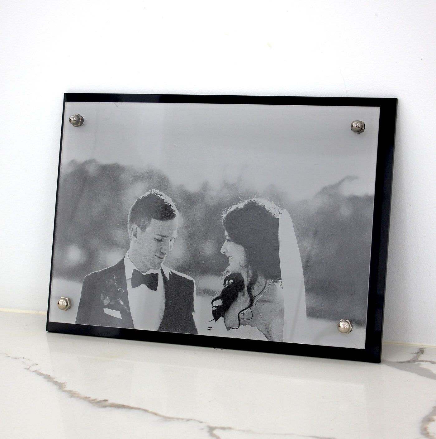 Engraved Photo Wall Plaque