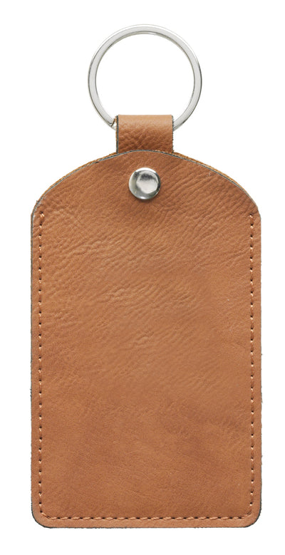 Engraved Leatherette Luggage Tag