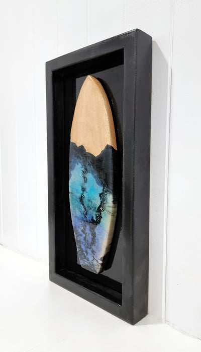 Surfboard Framed Resin Artwork