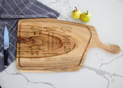 The Extra Large Natural Paddle Board -  BBQ Design