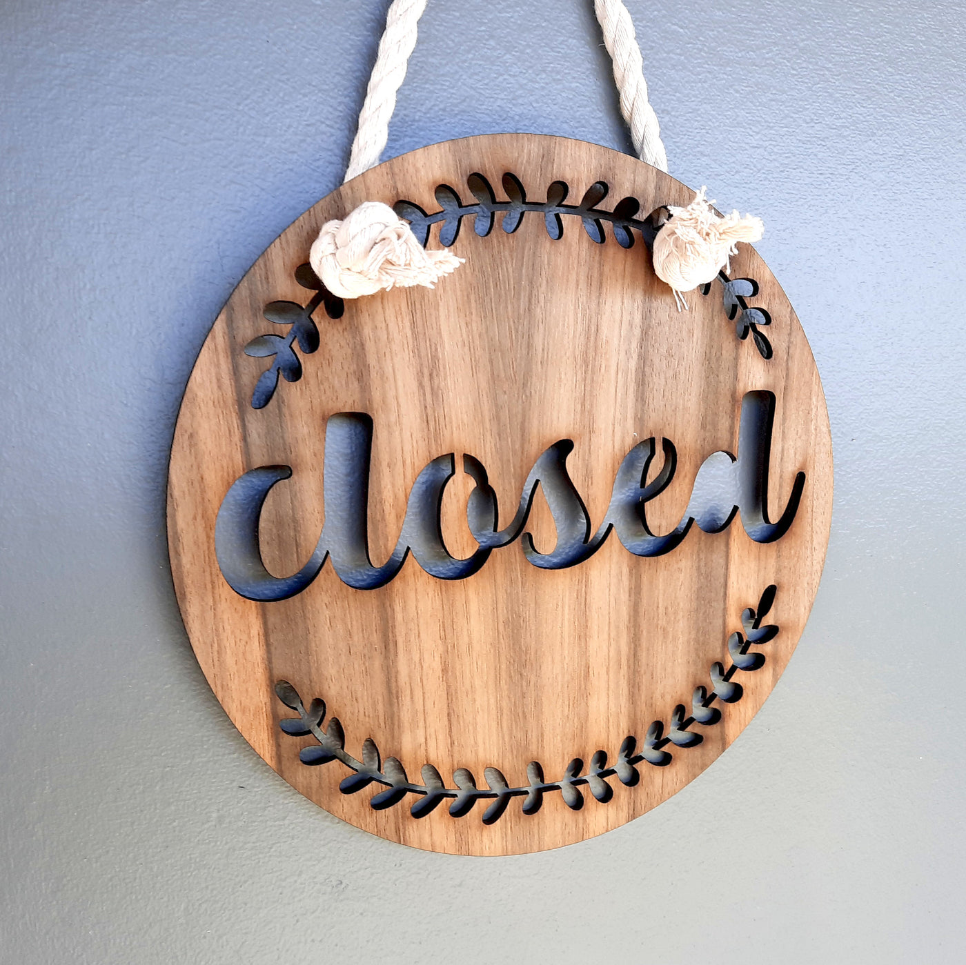 Open / Closed Signs - Round 2 Pack Flower Design